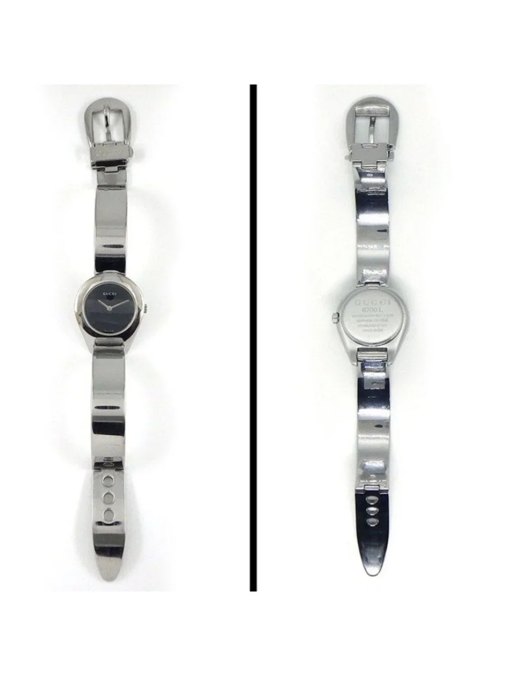 Gucci Watch Black Dial SS Quartz Analog